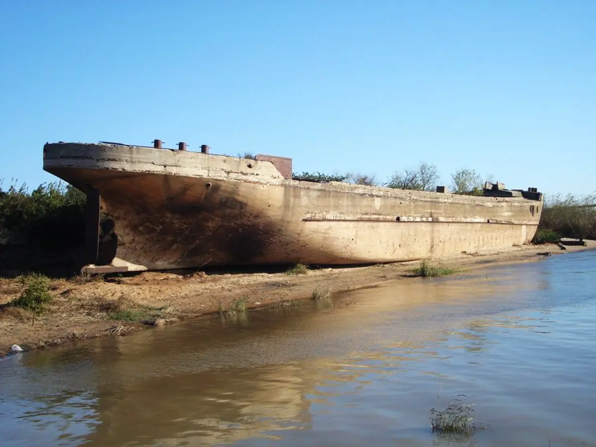 ¿Conocías los barcos de hechos de cemento?