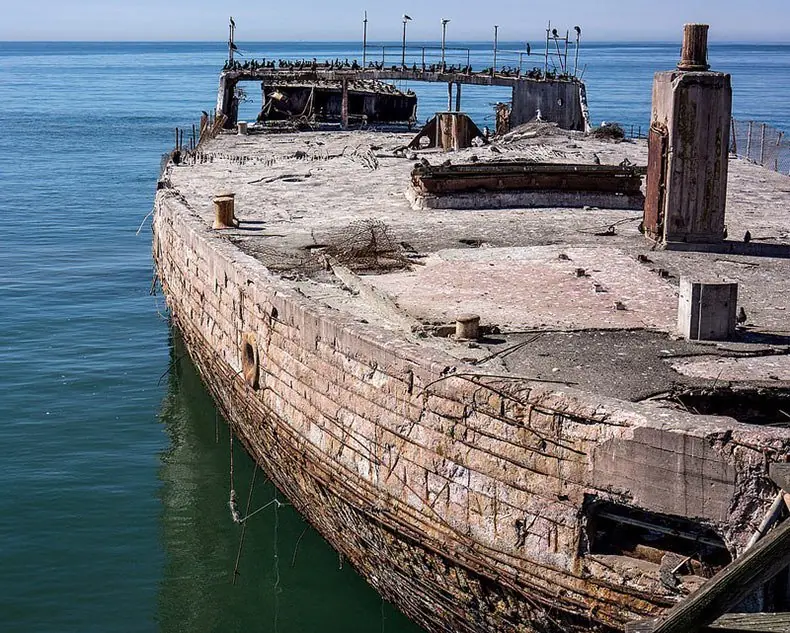 ¿Conocías los barcos de hechos de cemento?