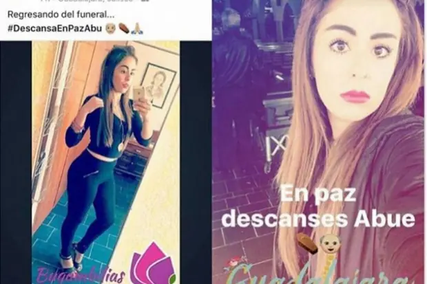 Se toma una selfie en el funeral de su abuela #ladyqepd pasa