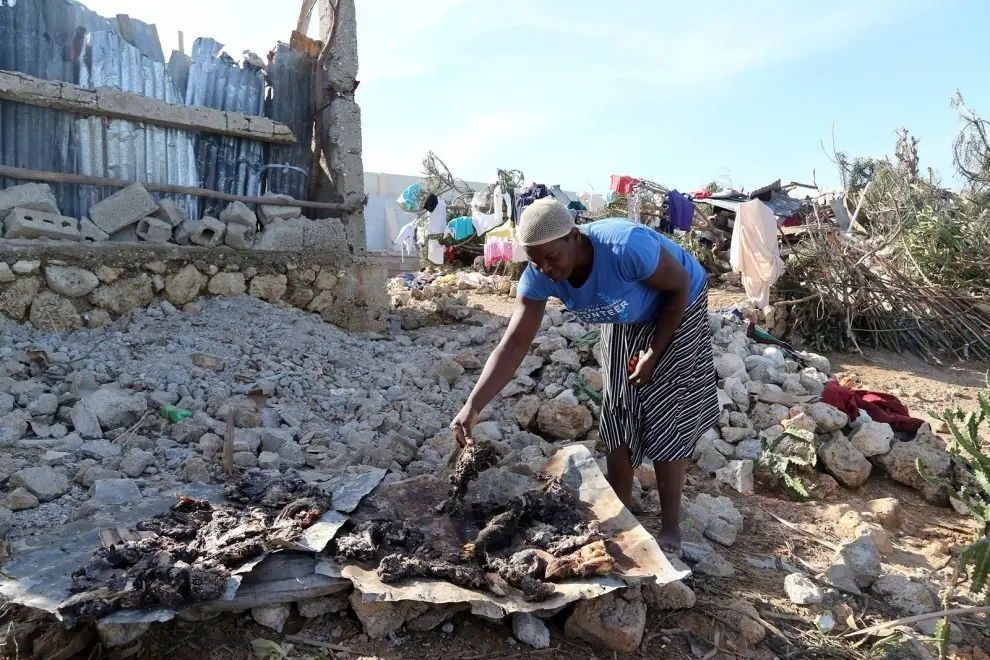 Niños haitianos tras el huracán te llenarán de esperanza.