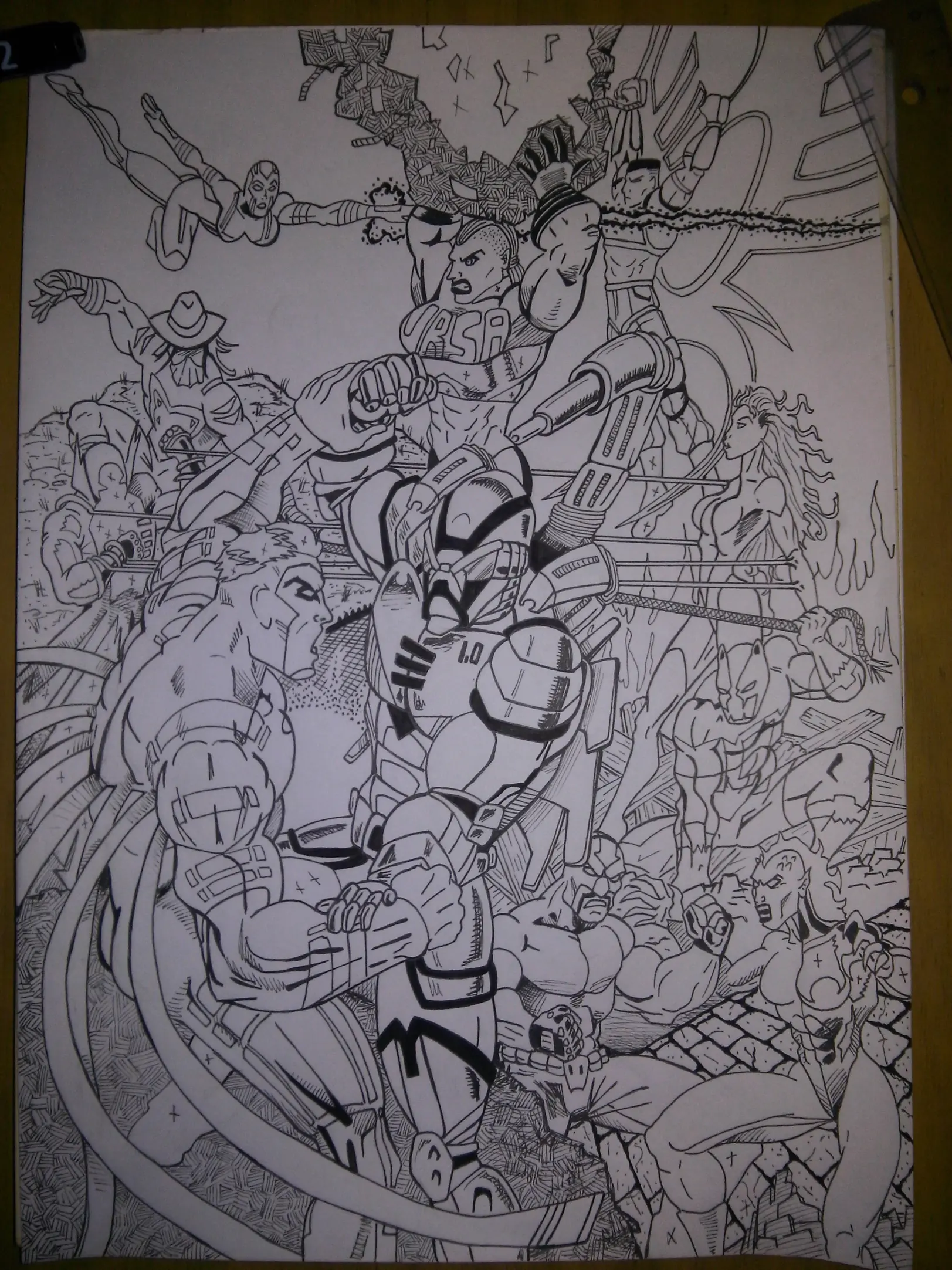 Proceso de una portada.