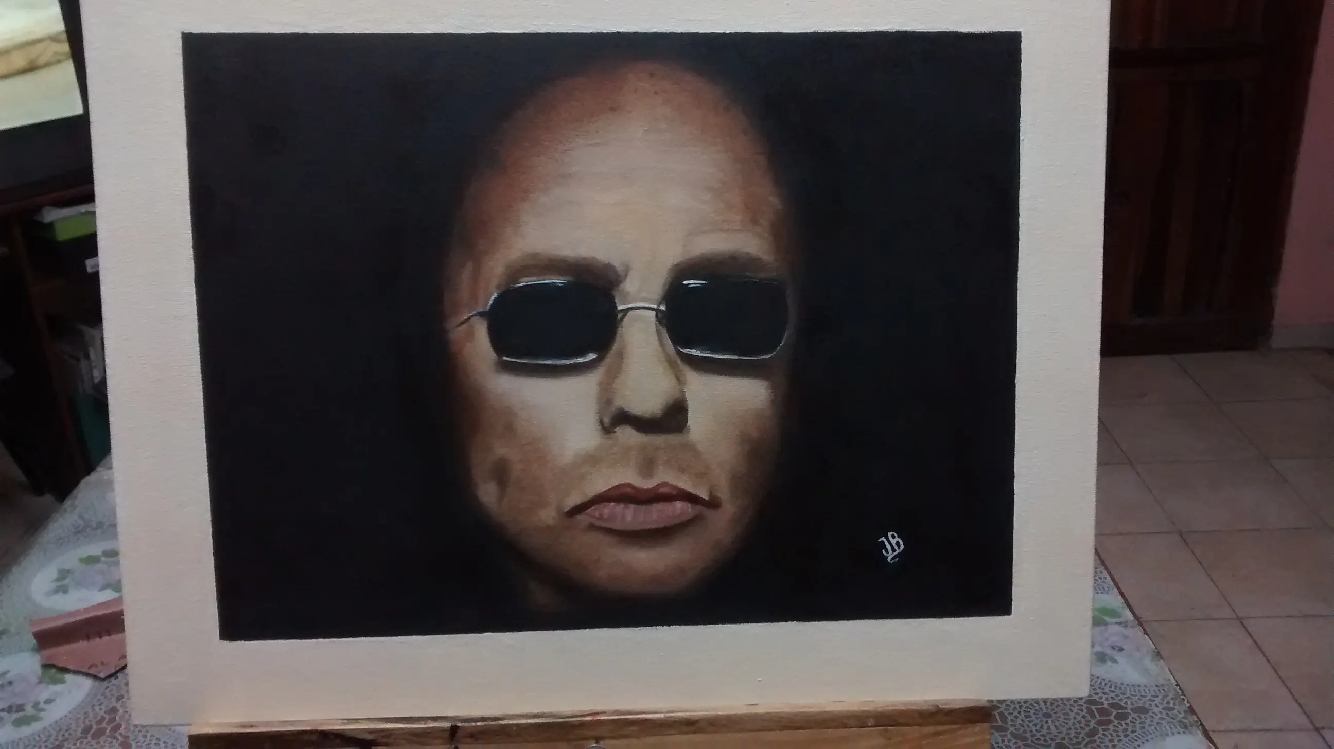 Mi vieja hizo un retrato del indio y te lo muestro
