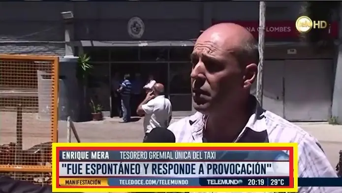 Uruguay - Mafia de tacheros ataco a uber