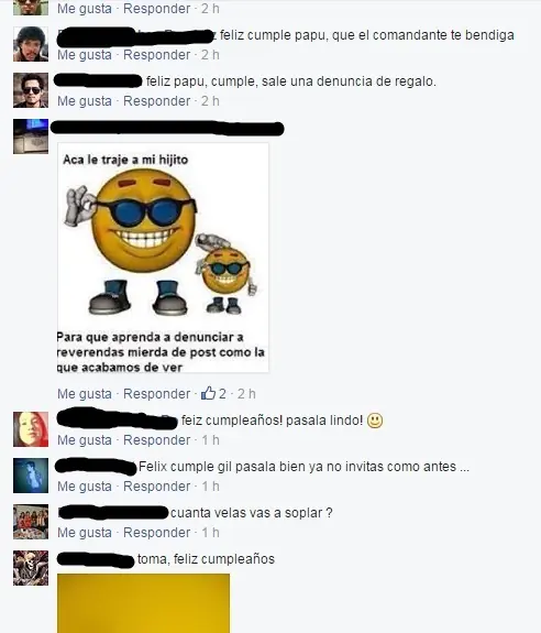 Hoy es mi cumpleaños y hasta el comandante me saludo