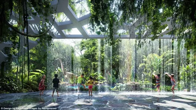 En este hotel crece un bosque tropical