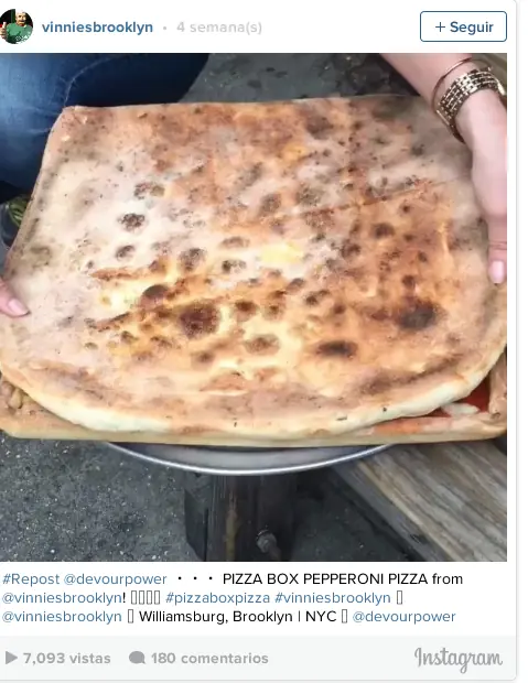 Lince crea la caja de pizza, hecha de pizza
