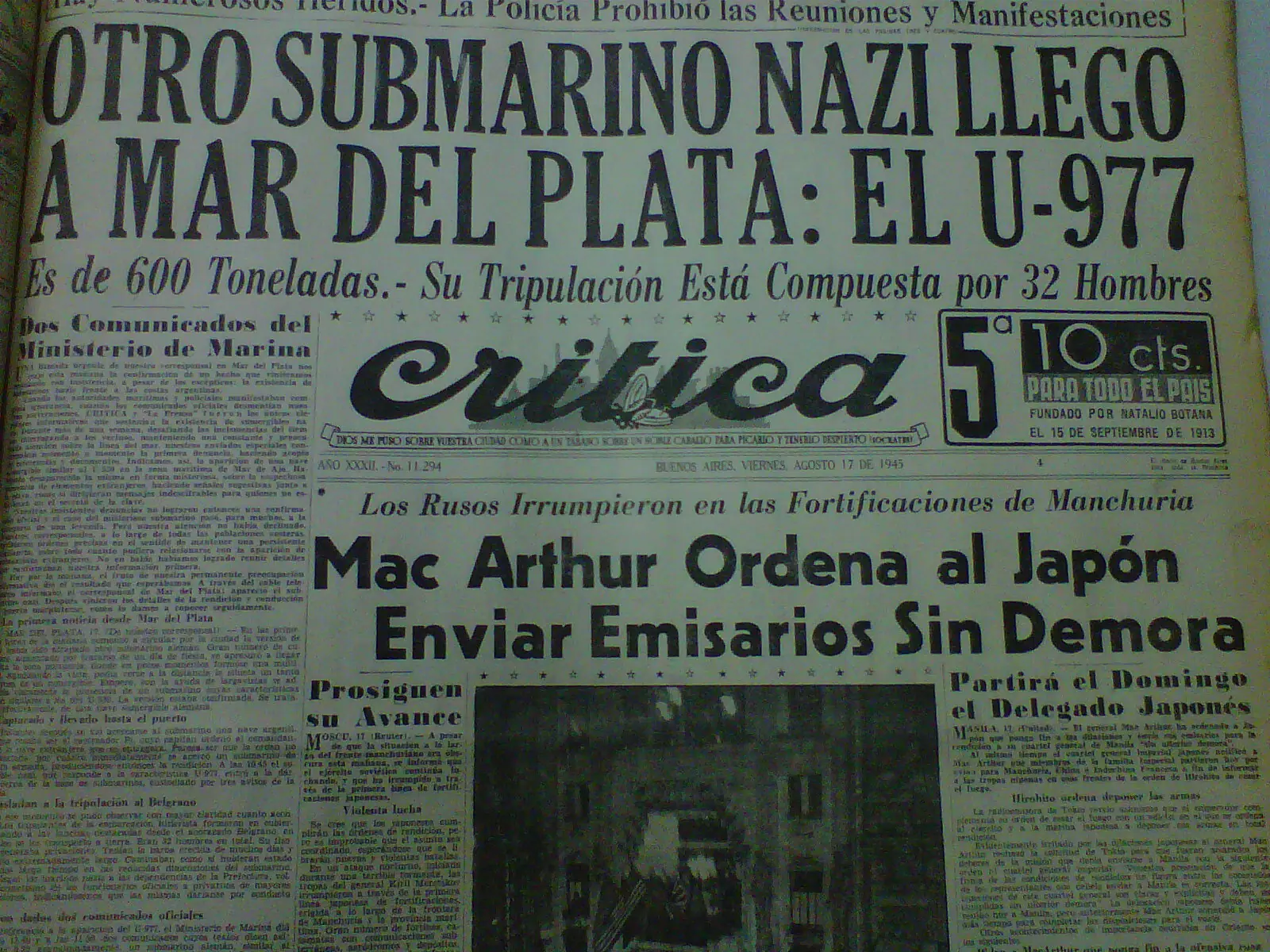Hitler llego en minisubmarino a la Argentina? Hitler llego en minisubmarino a la Argentina?
