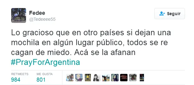 supuesto atentado