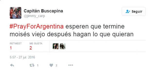 #PrayForArgentina Argentina vs el terrorismo