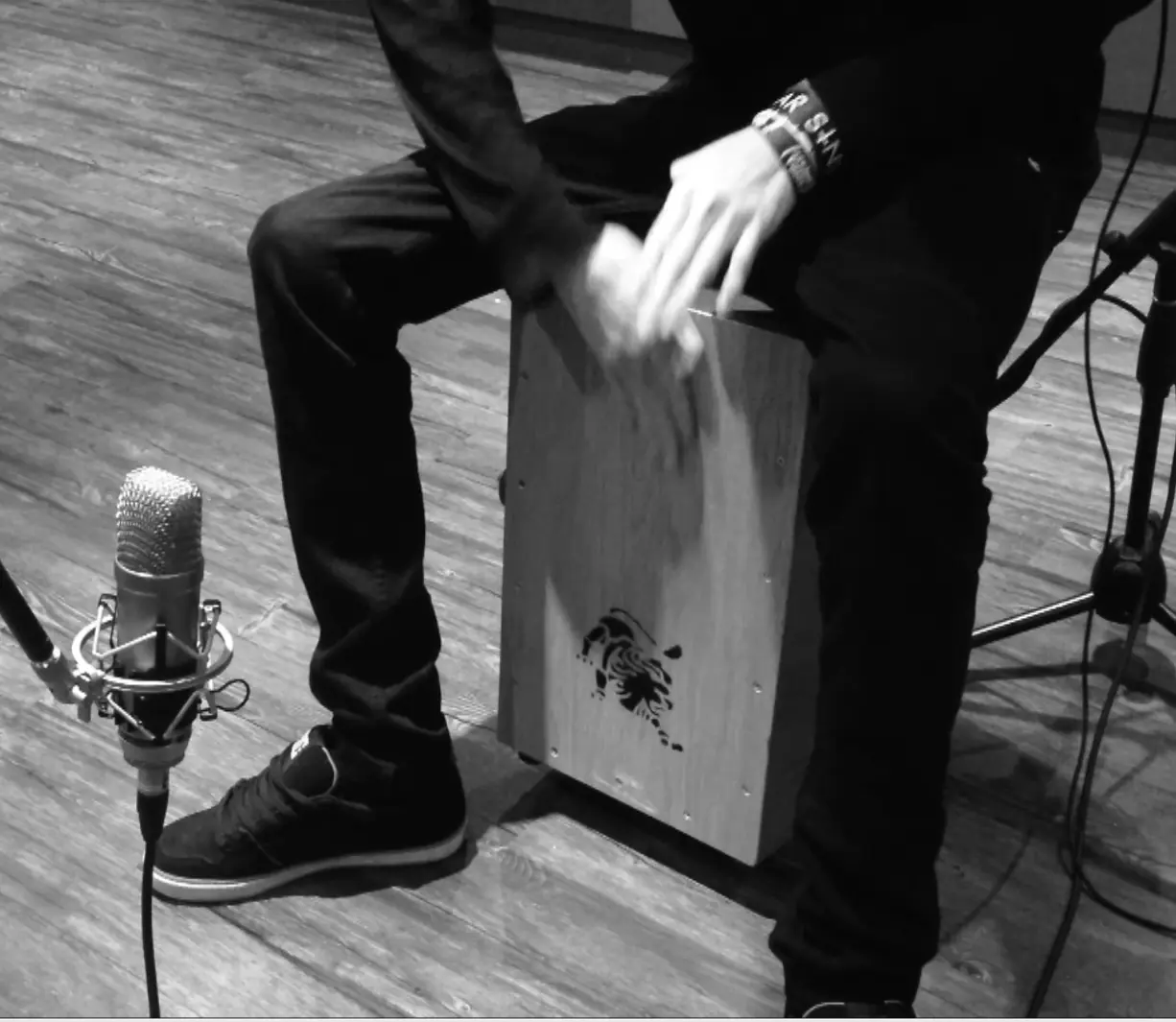 microfonear cajon peruano