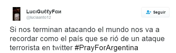 supuesto atentado