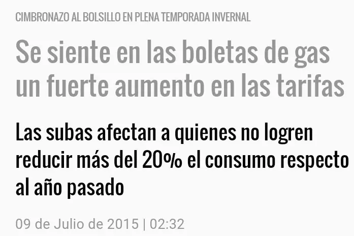 Aumentos y tarifazos nac