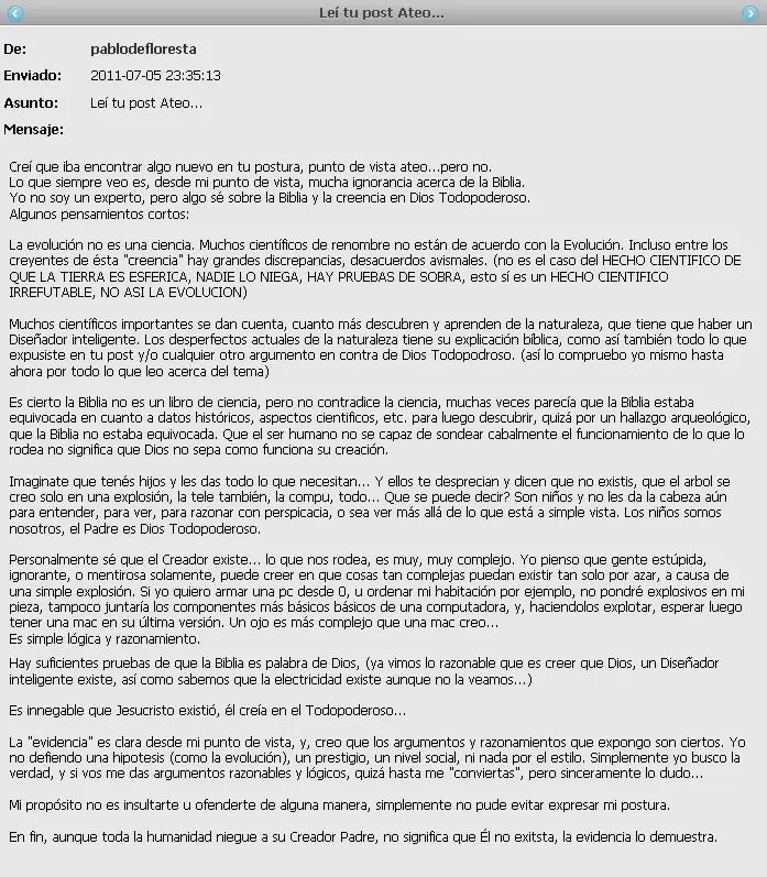 Mi punto de vista ateo [editado 29/09/2011]