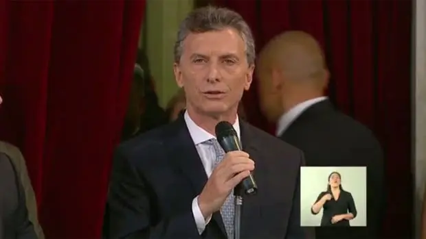 Frases relevantes: Primera cadena nacional de Mauricio Macri