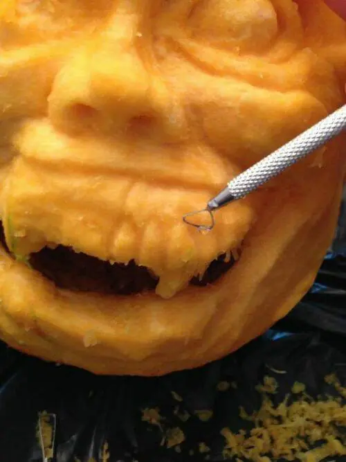 MI arte Escultura en Calabaza [ Propio ]