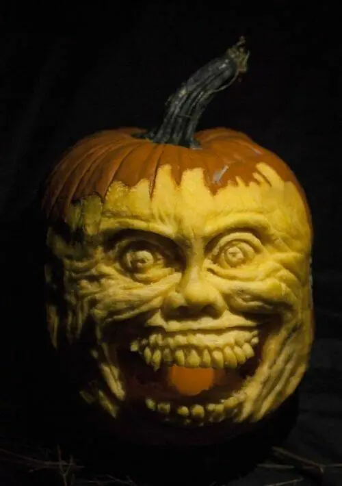 MI arte Escultura en Calabaza [ Propio ]