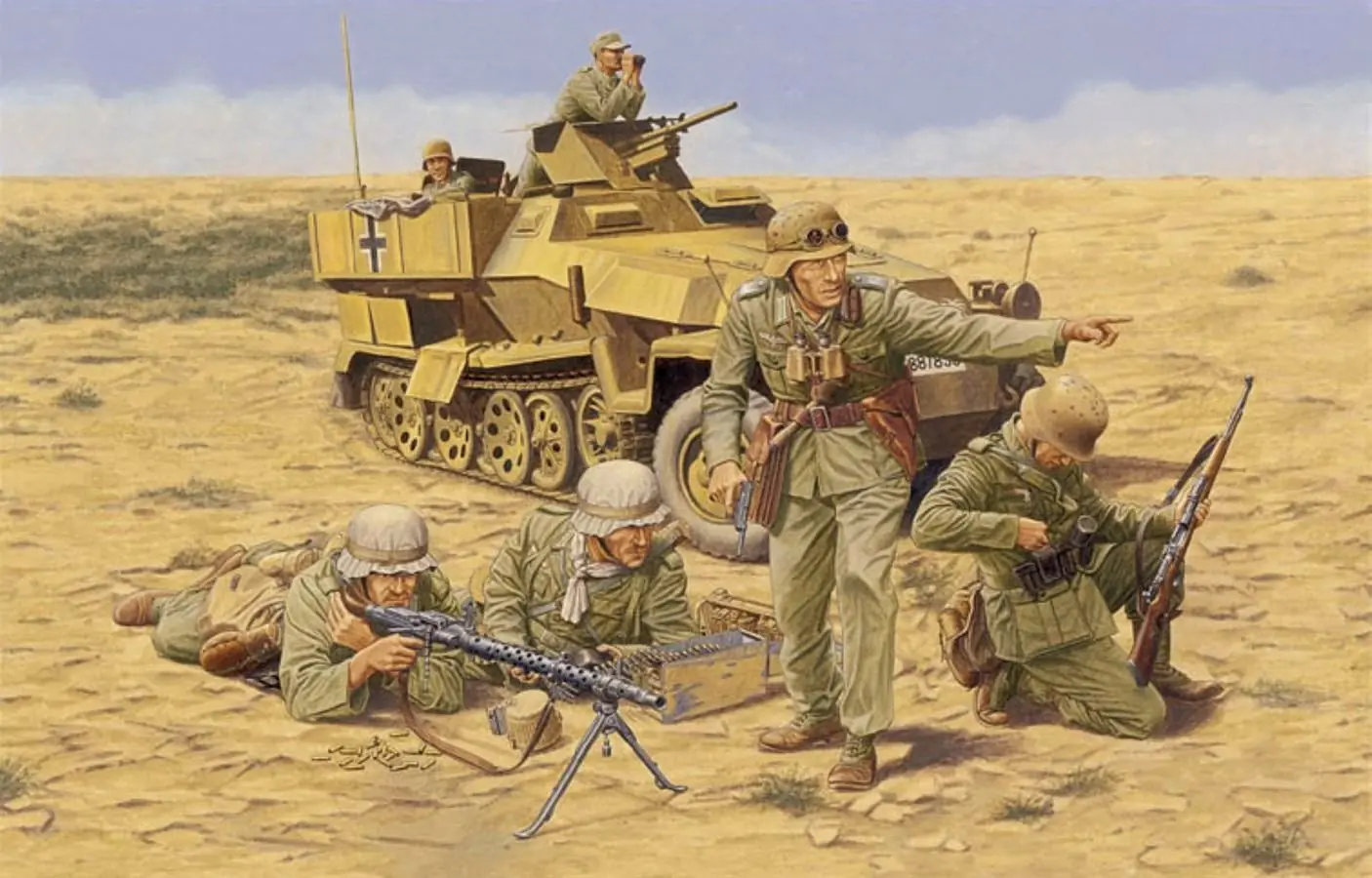 El "Afrika Korps" de Erwin Rommel