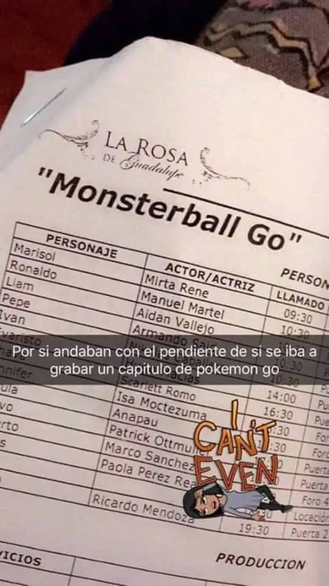 Programa de TV méxicano, hace capitulo de pokemon go