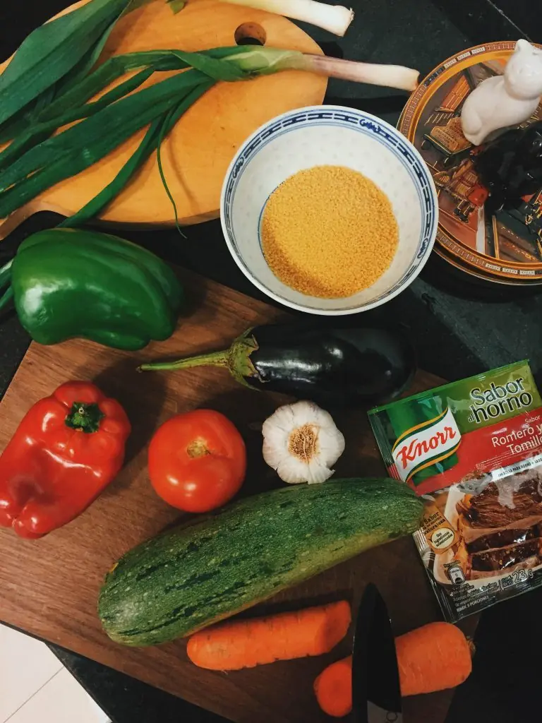 Verduras al horno con Cous Cous