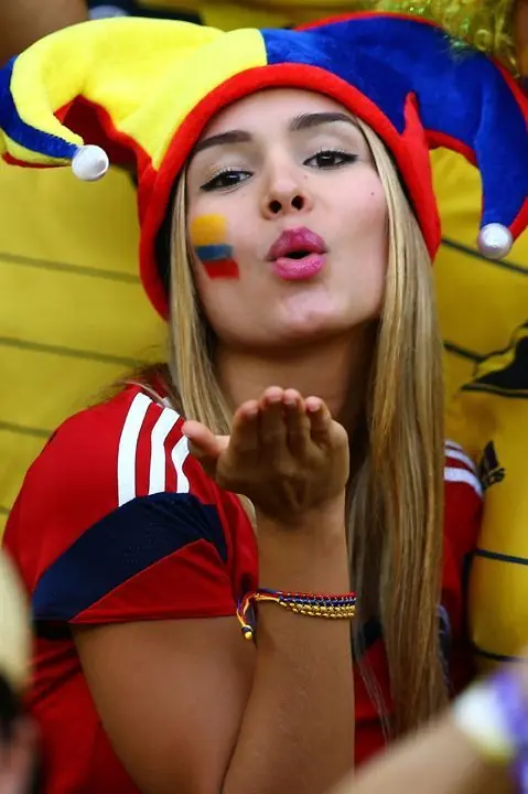 Más Colombianitas previas al partido ante Chile!