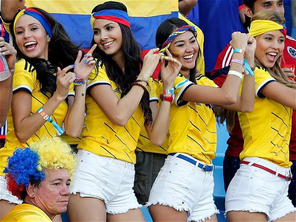 colombianas hinchas