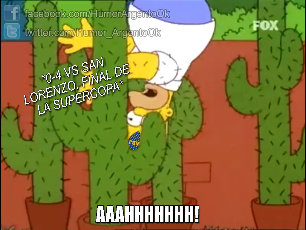 Boca la Pechea en Los Simpson. Papa Enojado
