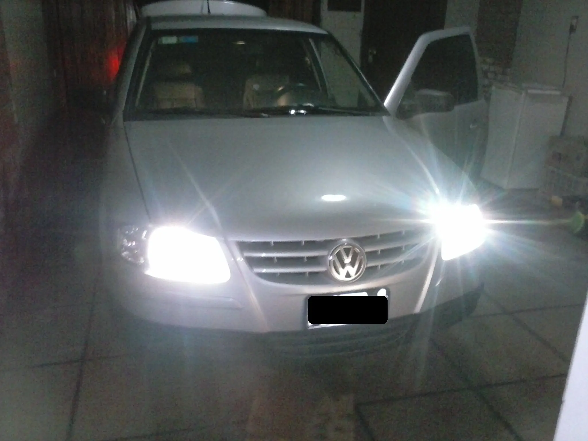 luces led antes y despues