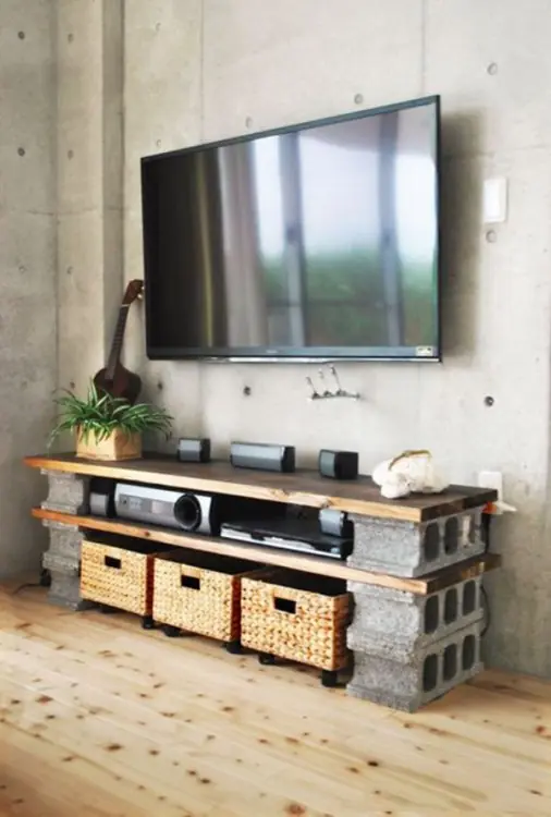 Ideas creativas  para adornar tu casa con bloques d cemento