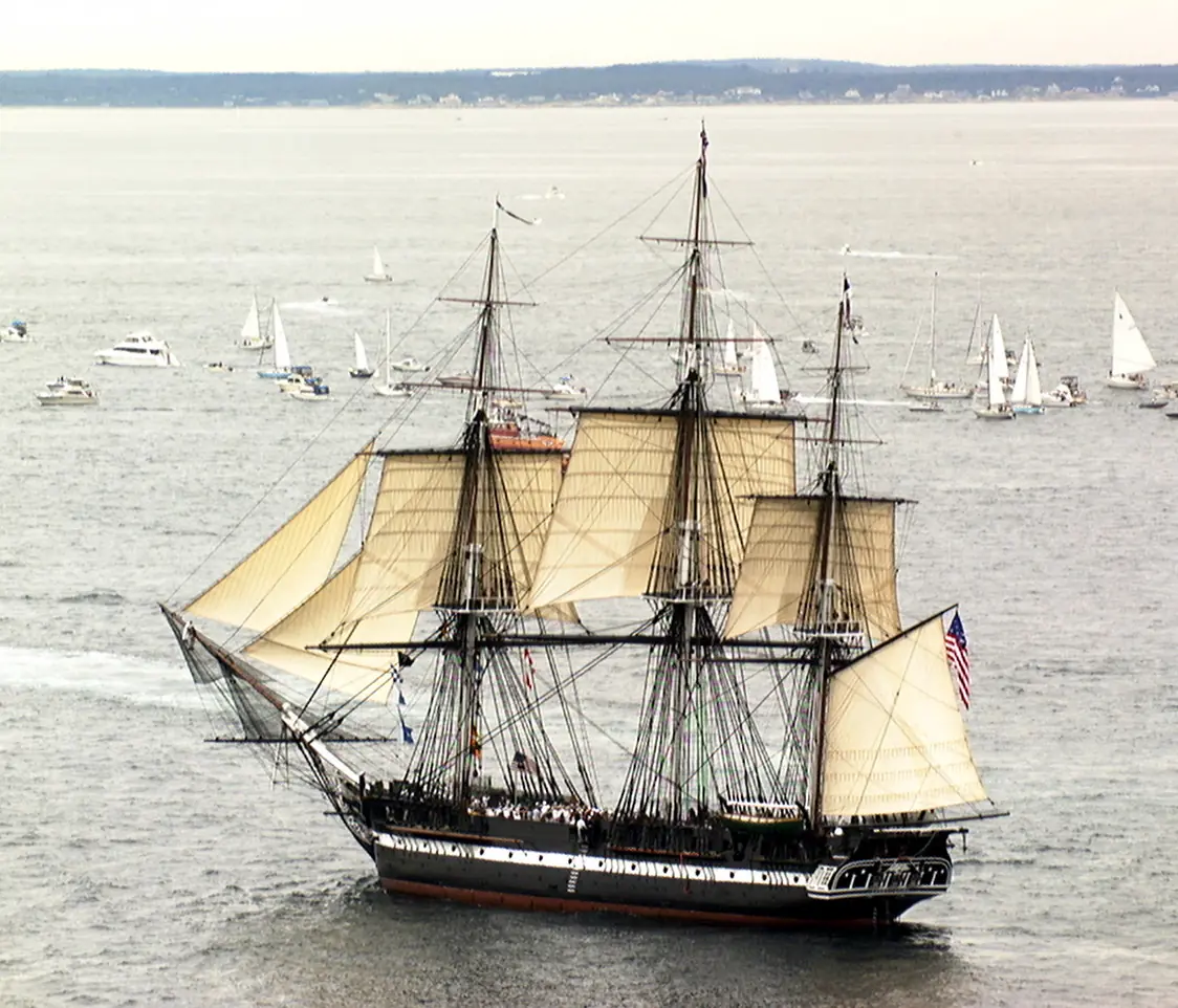 modelismo naval - Enchapando el casco del USS Constitution