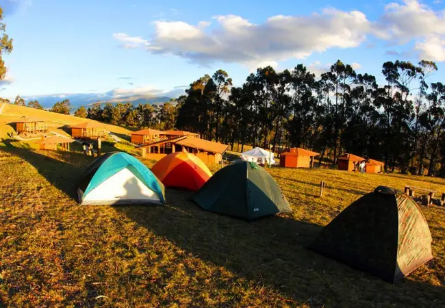 17 lugares mágicos para acampar en Ecuador