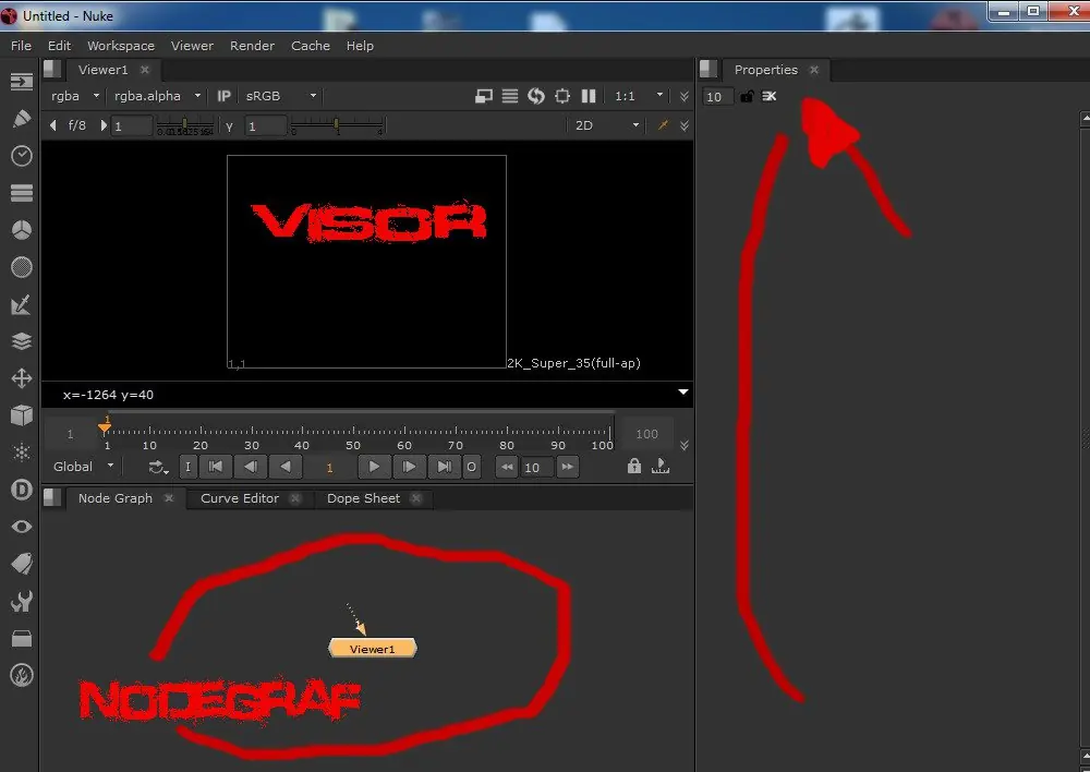 Nuke:Tuto recontra Facil para empezar composicion!
