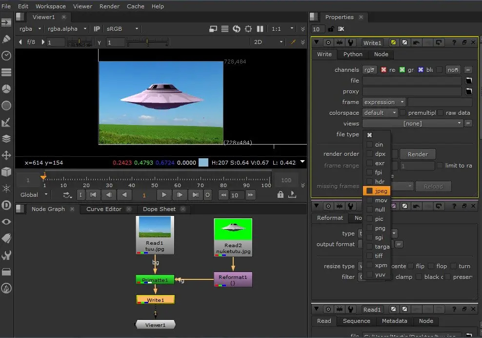 Nuke:Tuto recontra Facil para empezar composicion!