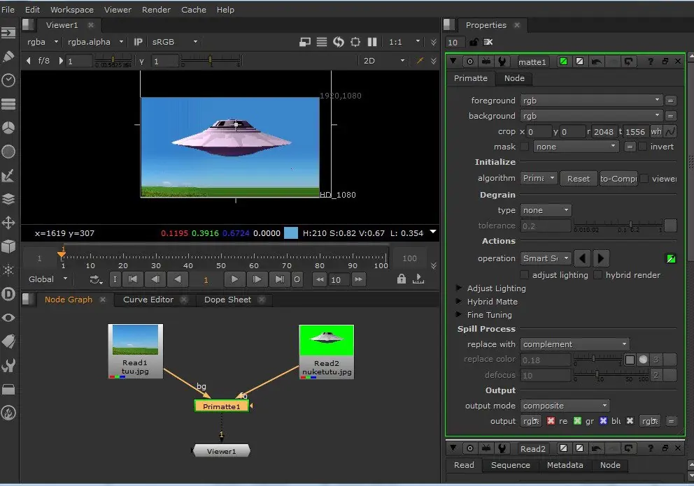 Nuke:Tuto recontra Facil para empezar composicion!