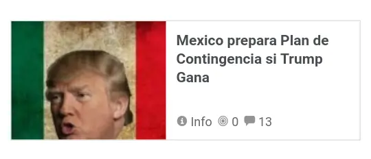 taringa y Trump