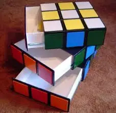 Hice un cubo mágico como una cajonera