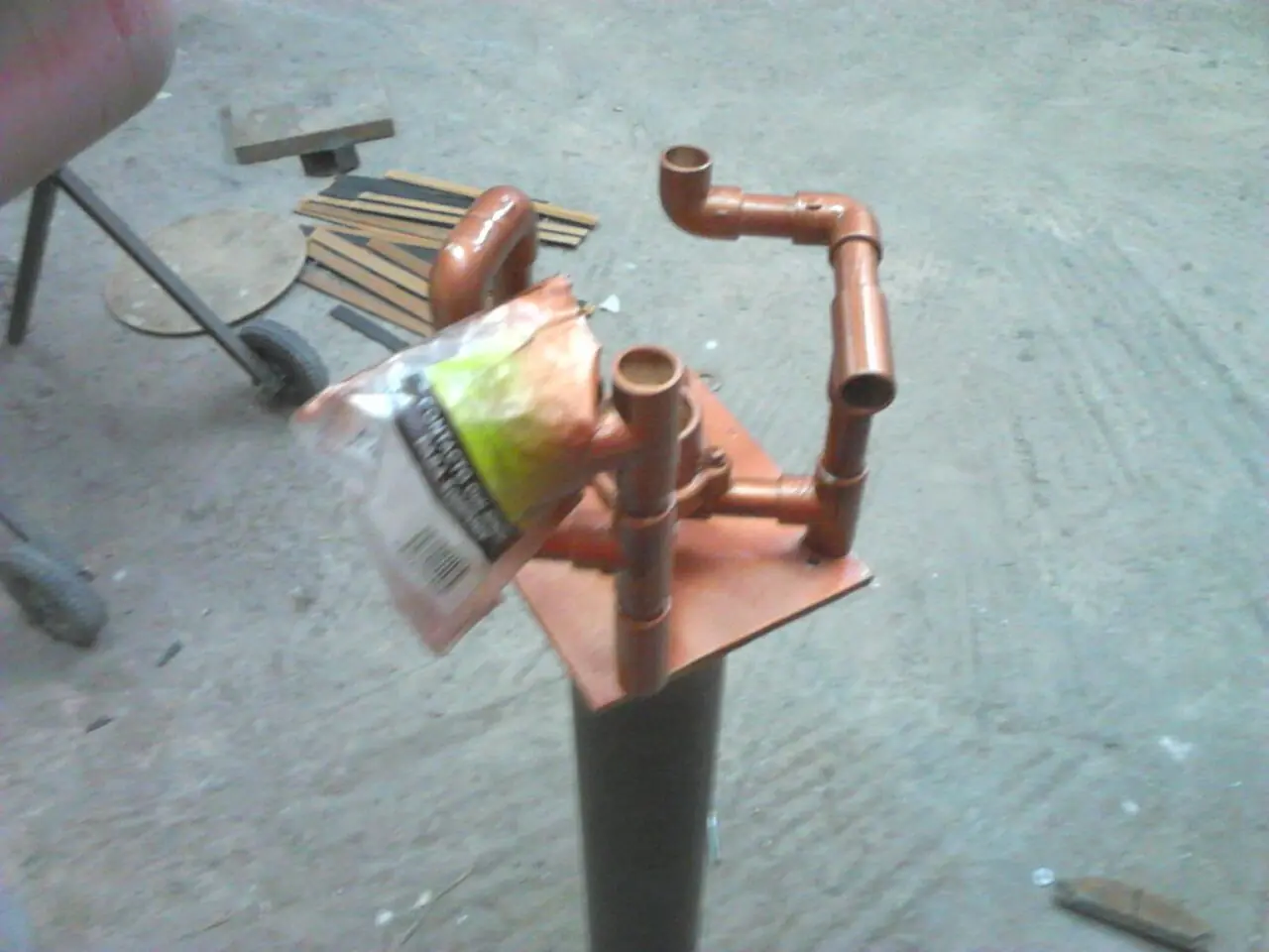 Construye lampara aromatizante para el baño[estilo steampunk