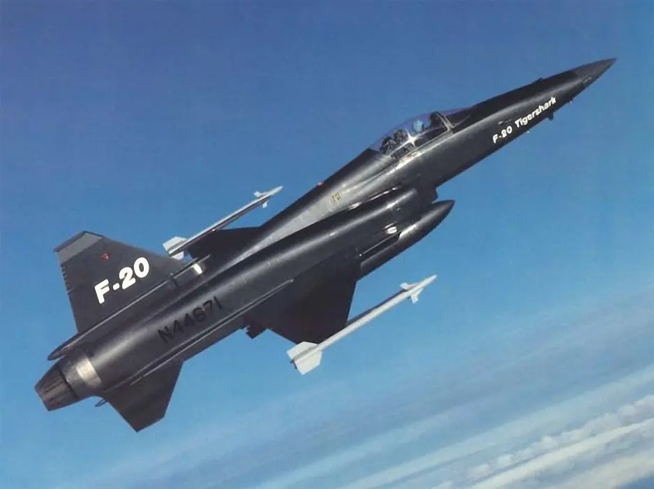Grandes sueños rotos de la aviación XI: F-20 Tigershark [meg