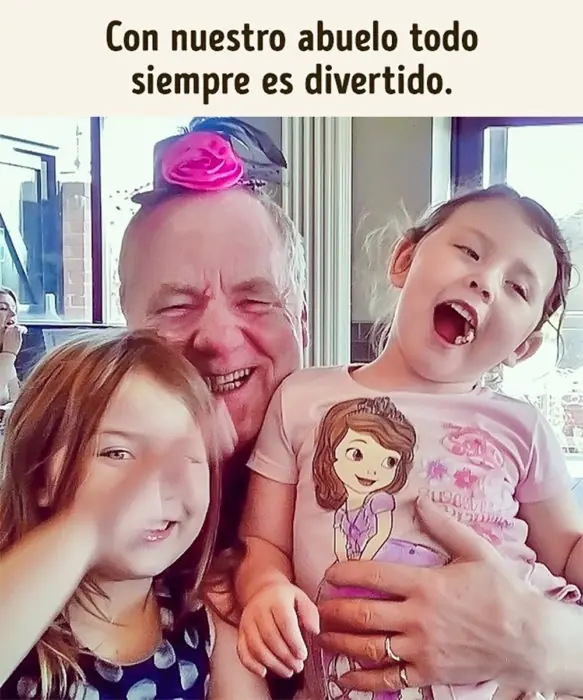 Fotos q nos recuerdan lo bello q es tener a nuestros abuelos