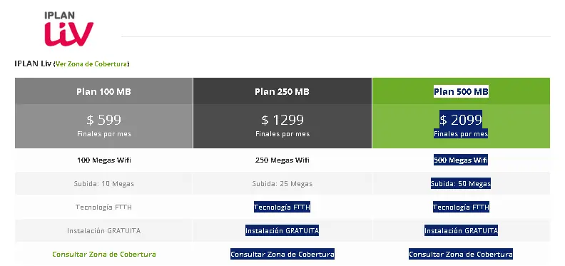Iplanliv 100 megas internet a 600 pesos.Es real?