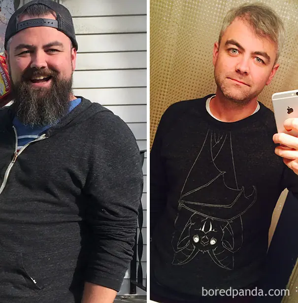 Antes y después de personas que dejaron el alcohol (parte 2)