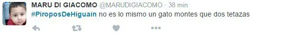 #PiroposDeHiguain, lo están descansando en Twitter