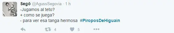 #PiroposDeHiguain, lo están descansando en Twitter