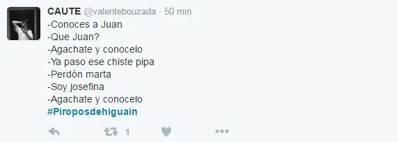 #PiroposDeHiguain, lo están descansando en Twitter
