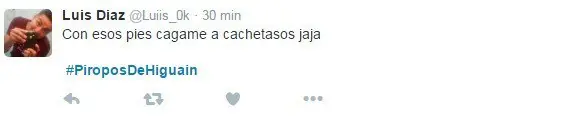 #PiroposDeHiguain, lo están descansando en Twitter