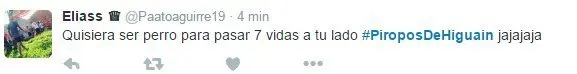 #PiroposDeHiguain, lo están descansando en Twitter