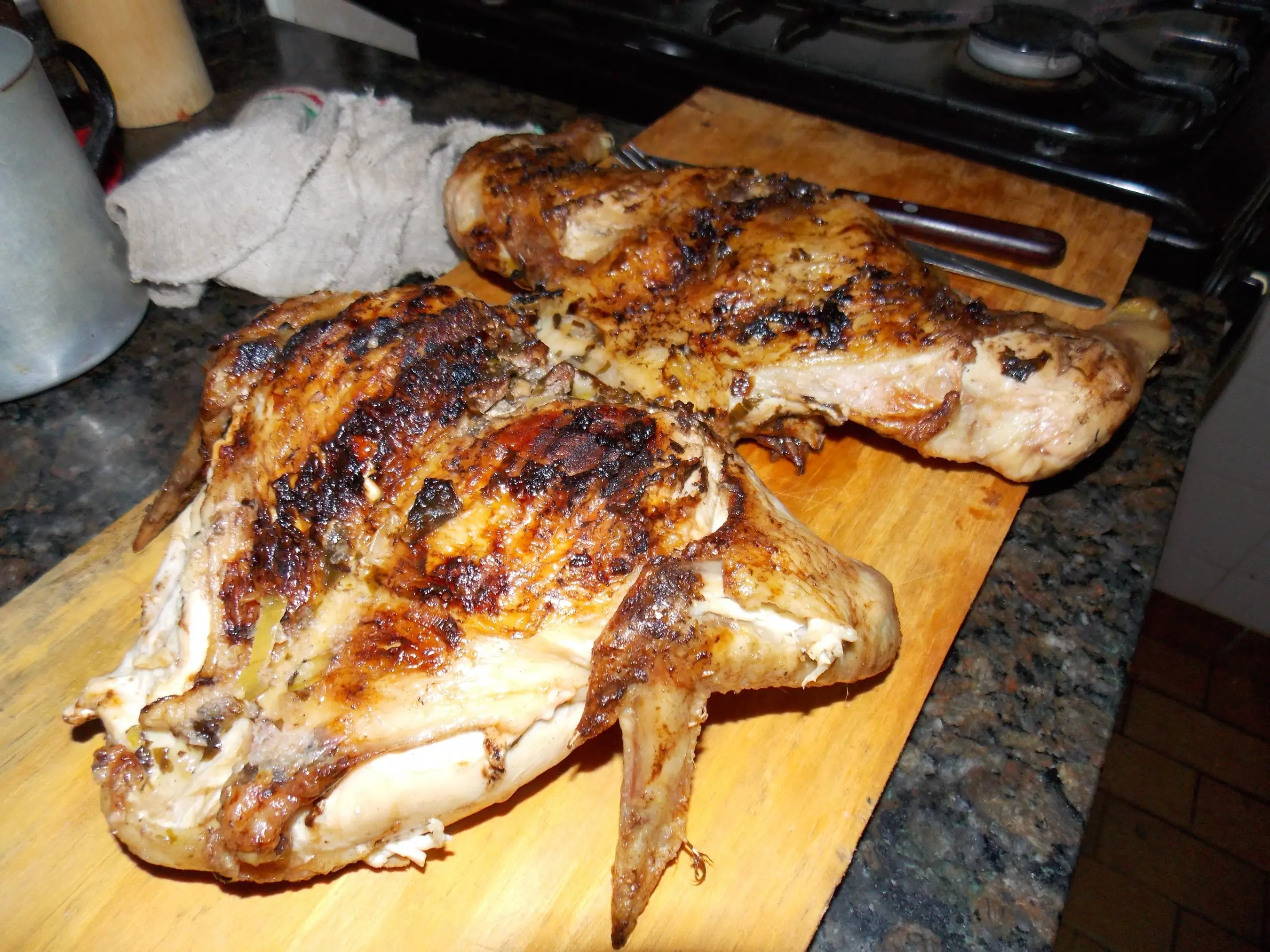 Pollo a la Parrilla condimentado! Foto-Receta! Pollo a la Parrilla condimentado! Foto-Receta!