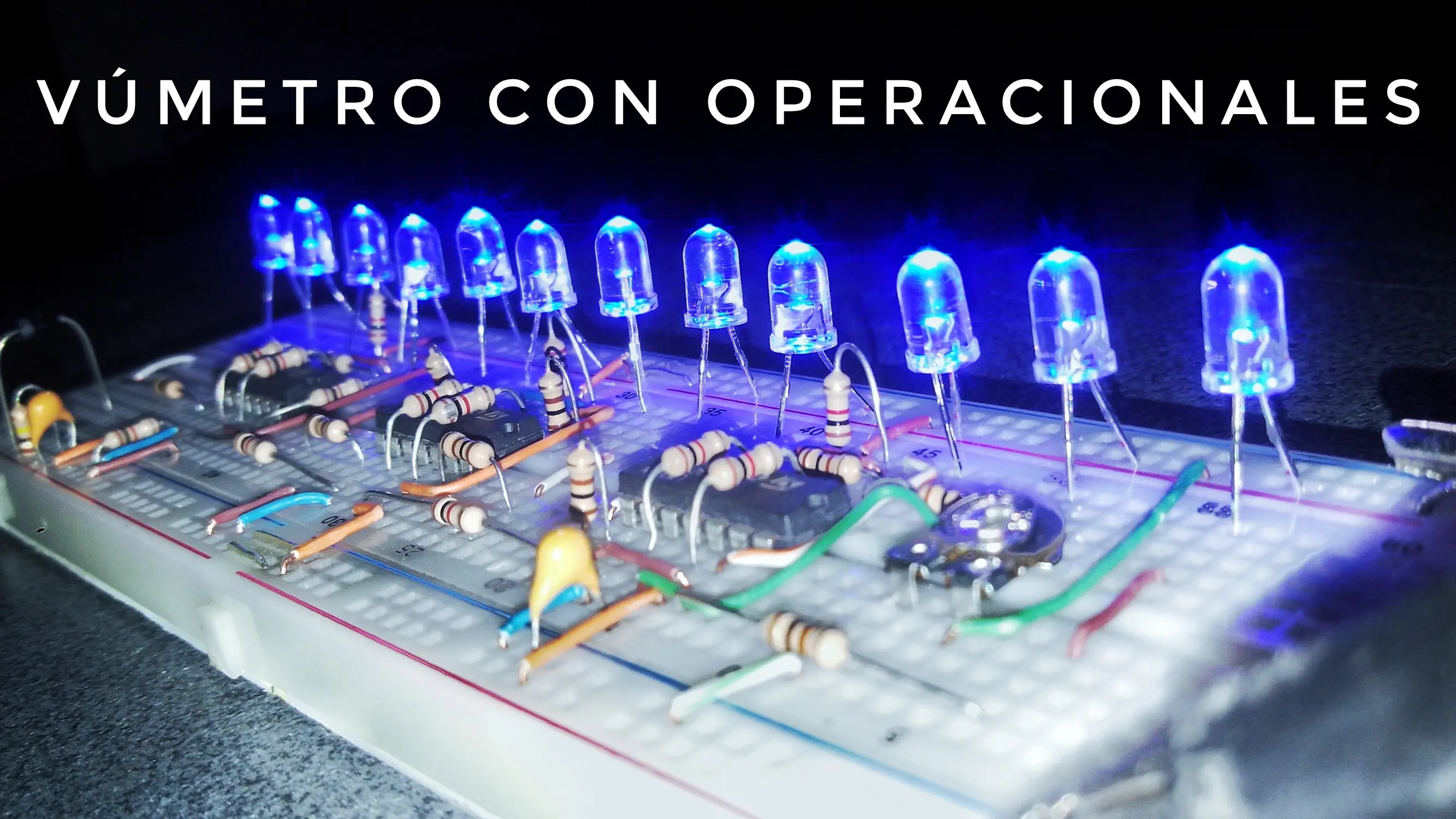 Vúmetro LED con Operacionales (Muy Fácil)