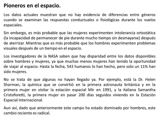 Las nuevas astronautas, un gran paso para las mujeres