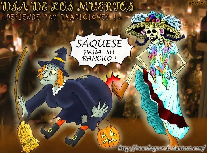 Dia de muertos VS Halloween:Quien gana?