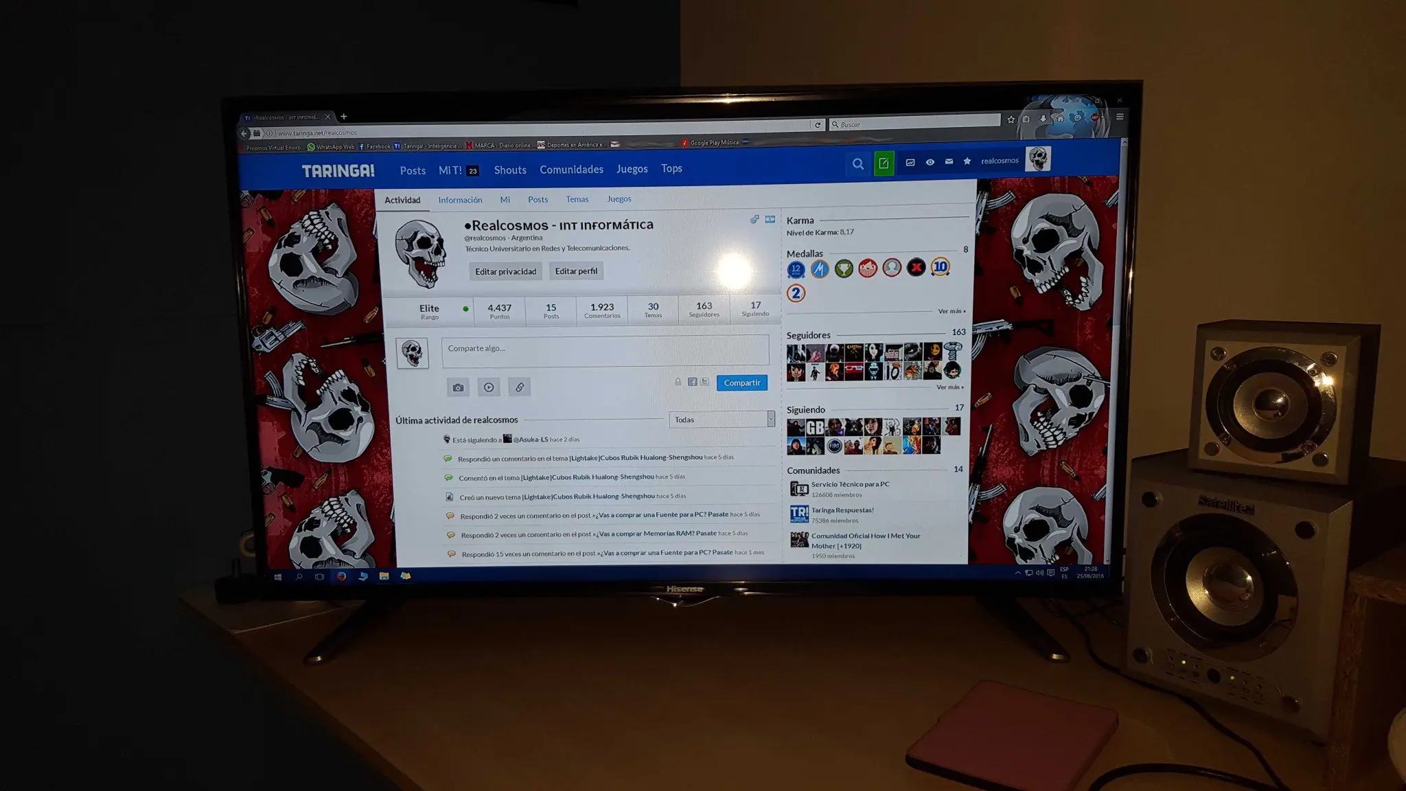 »Fabrique escritorio de 2.8x1.5m y arregle la habitación